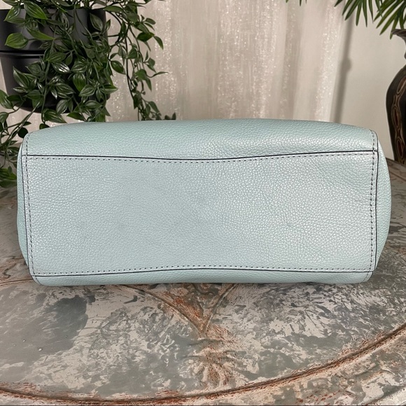 Coach Turnlock Chain Tote 27 57107 Chambray Blue - Picture 12 of 14